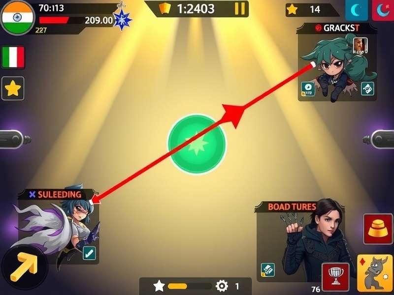 Grand Duel gameplay screenshot showing character selection and battle interface